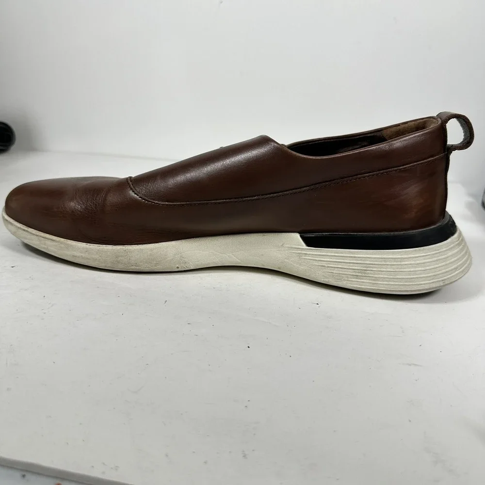 Wolf & Shepherd Mens Crossover‎ Longwing Oxfords Plain Toe Brown Leather 12M
